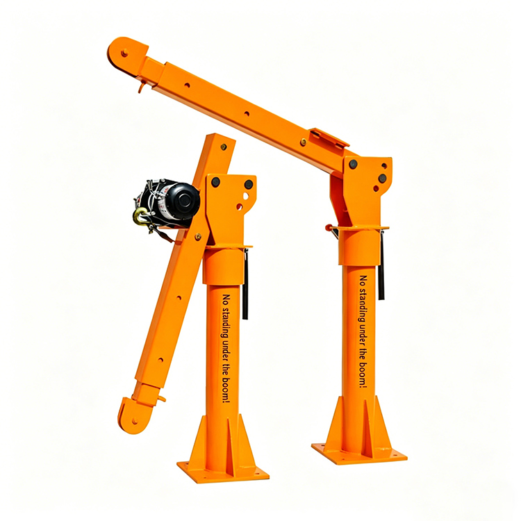 Petite grue montée sur véhicule de 1 000 kg