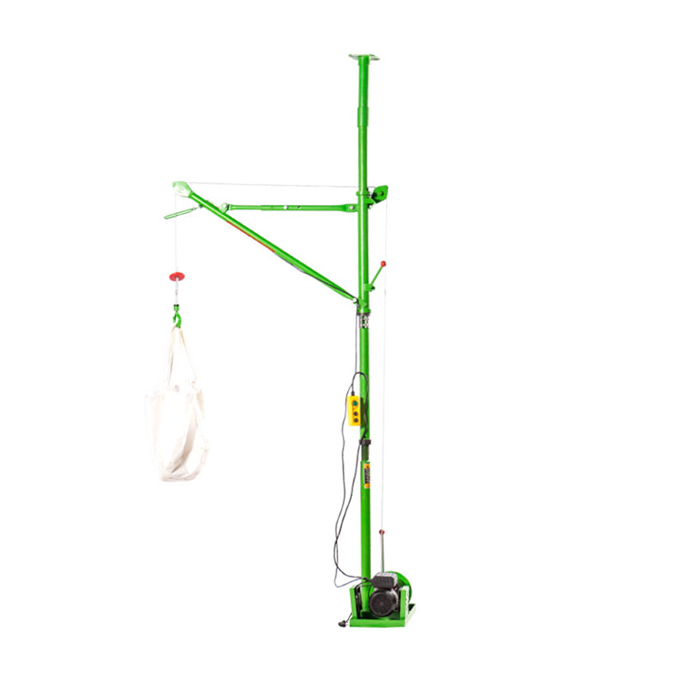 Grue de bâtiment à colonne unique intérieure