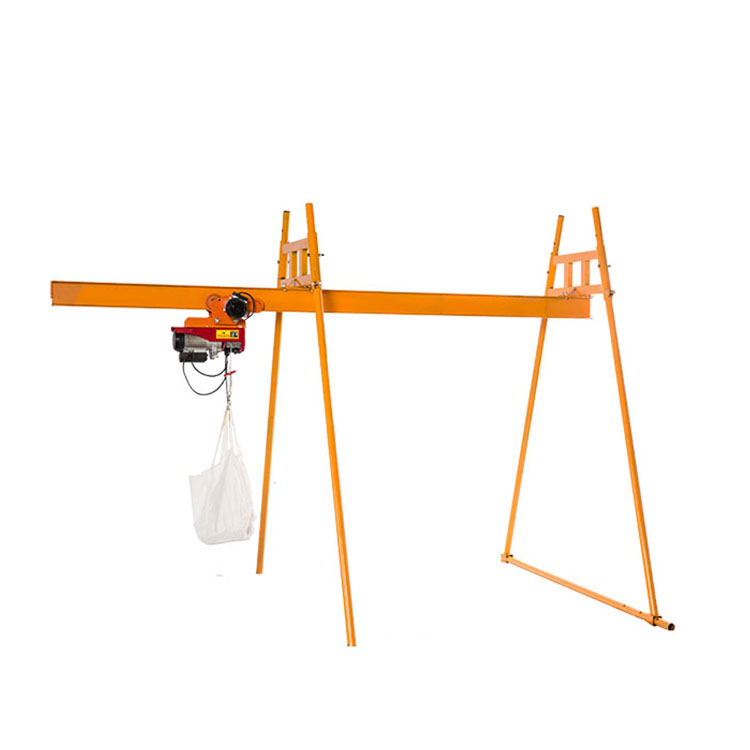 Grue d'alimentation à glissière droite